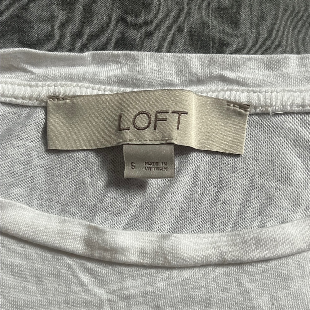 LOFT Soft White Tee